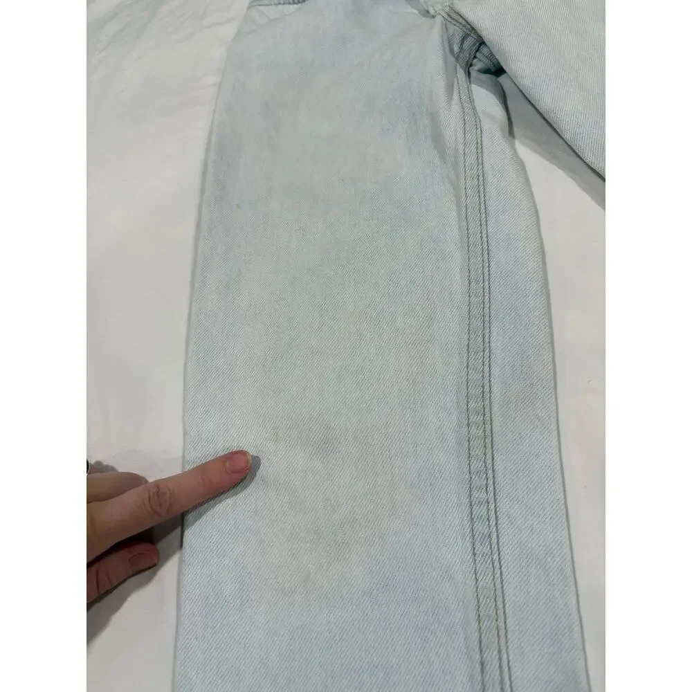 Vintage 90s 550 Levi’s Light Wash Denim Straight Leg Jeans Kids Size 9 Slim